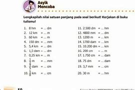 Tangga Satuan Panjang Kelas 3 Sd